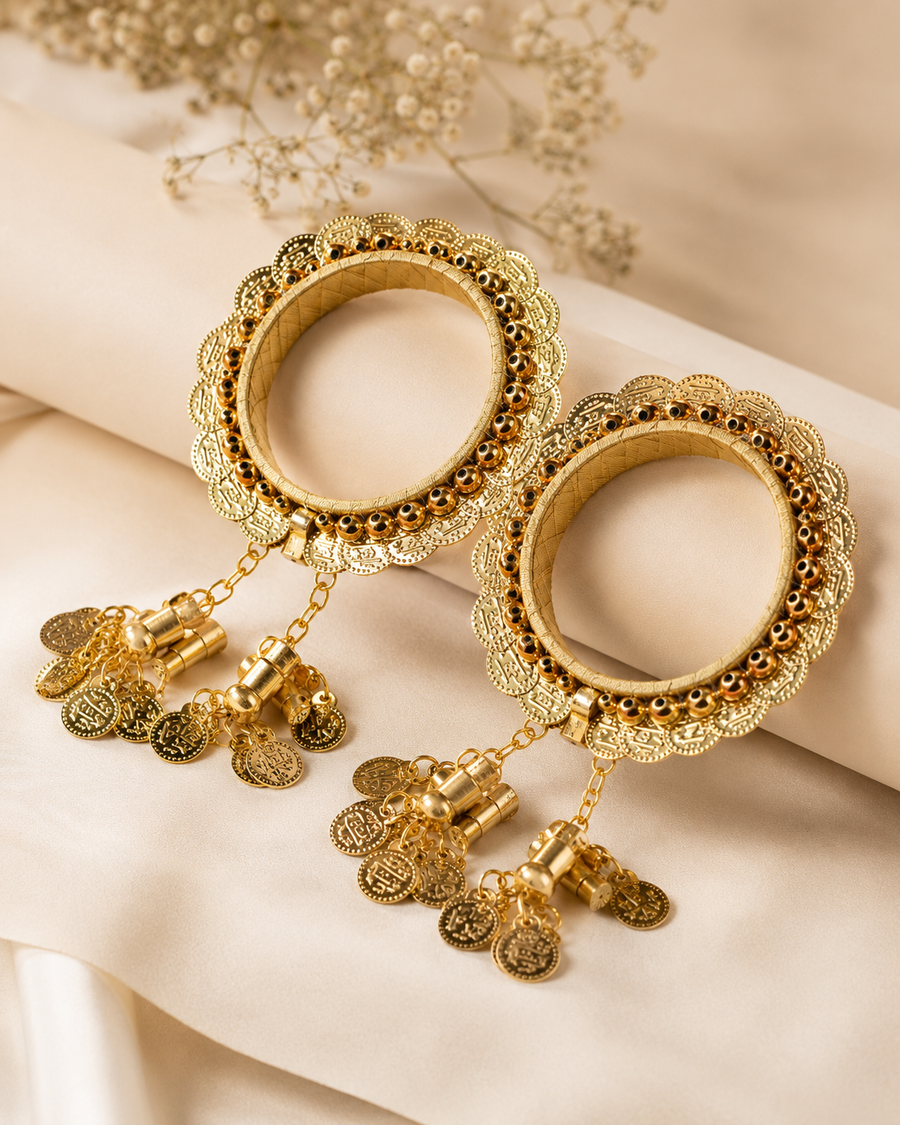 Royal Coin Bangle Pair