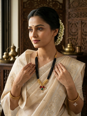 Traditional Thushi Mangalsutra